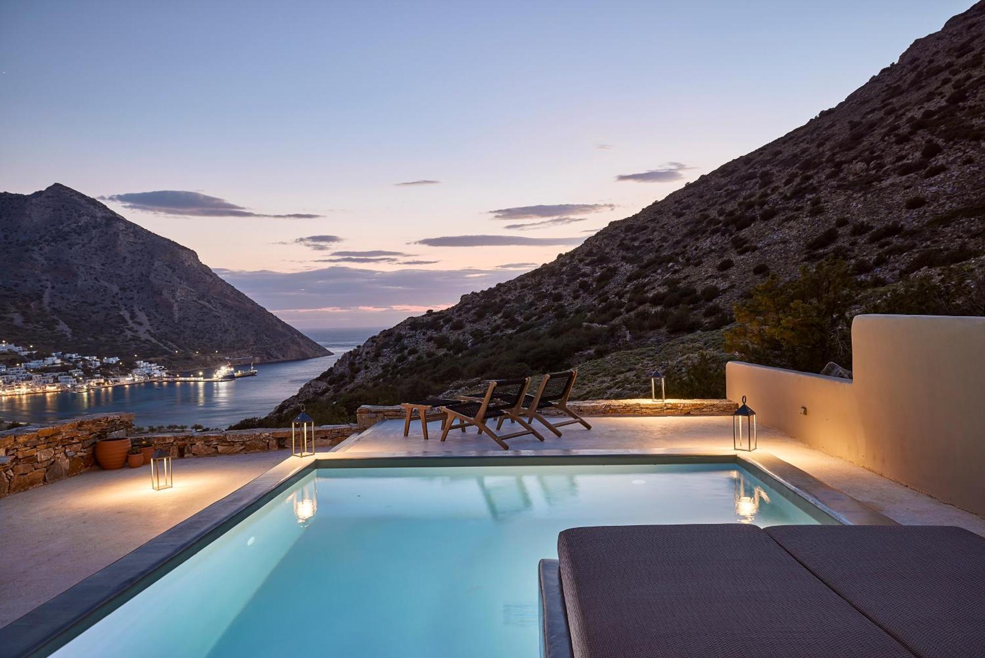 Apsila Pool Suites Kamares  Quarto foto