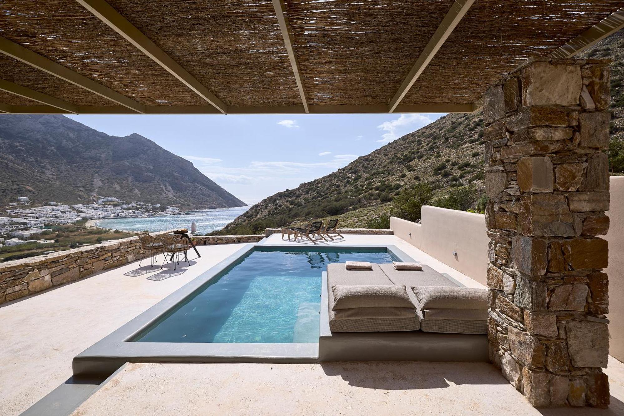 Apsila Pool Suites Kamares  Quarto foto