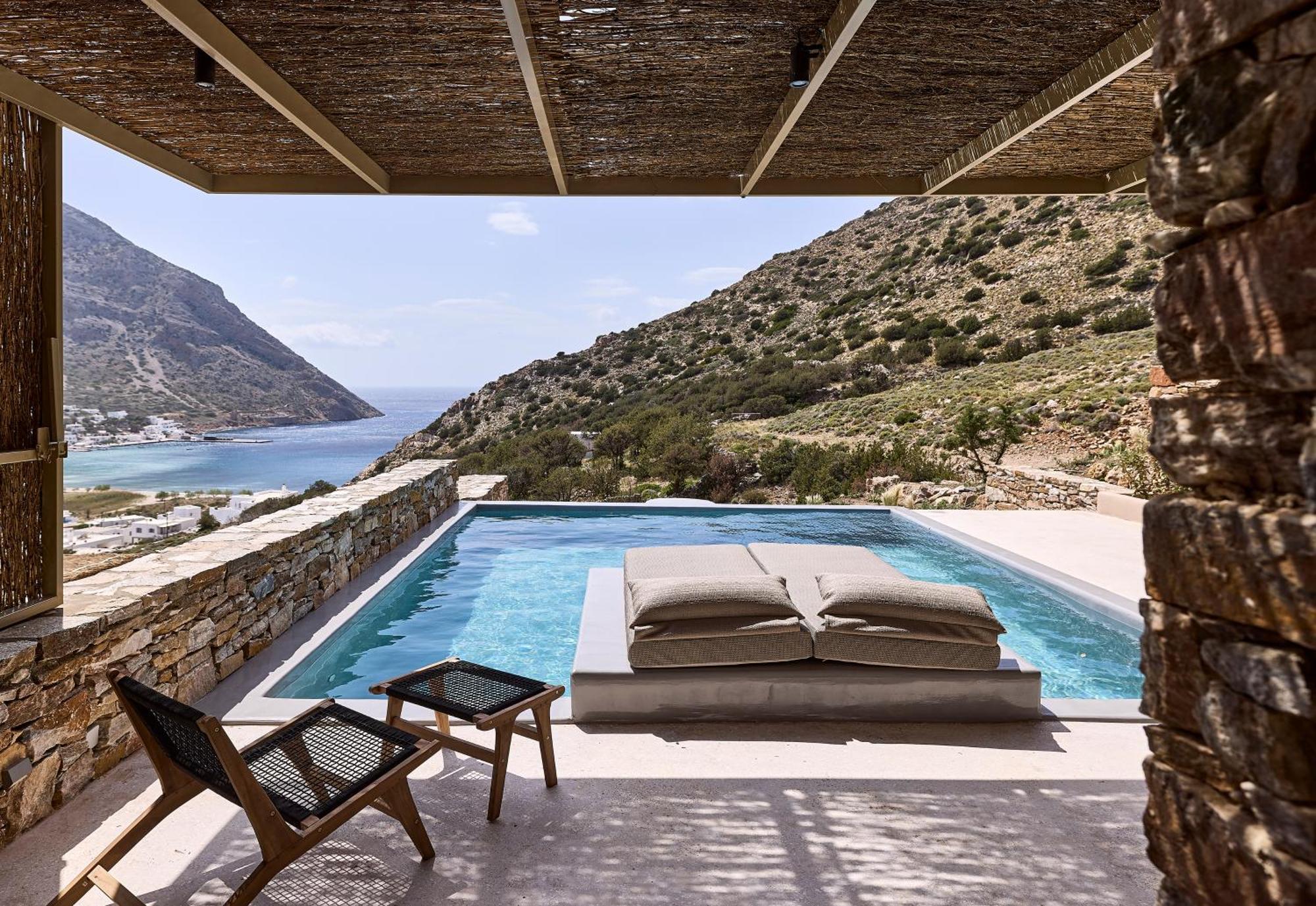 Apsila Pool Suites Kamares  Quarto foto