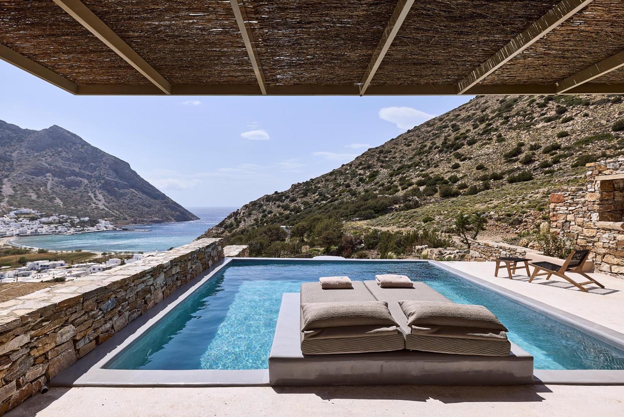 Apsila Pool Suites Kamares  Quarto foto