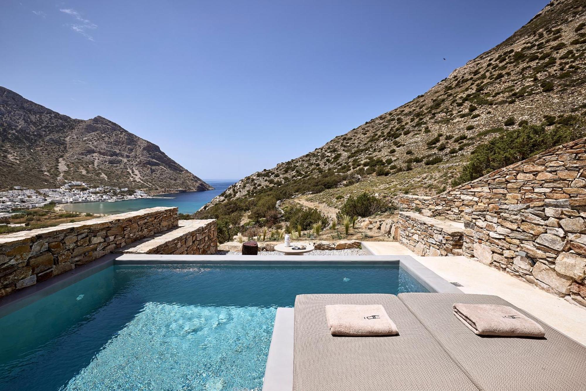 Apsila Pool Suites Kamares  Quarto foto
